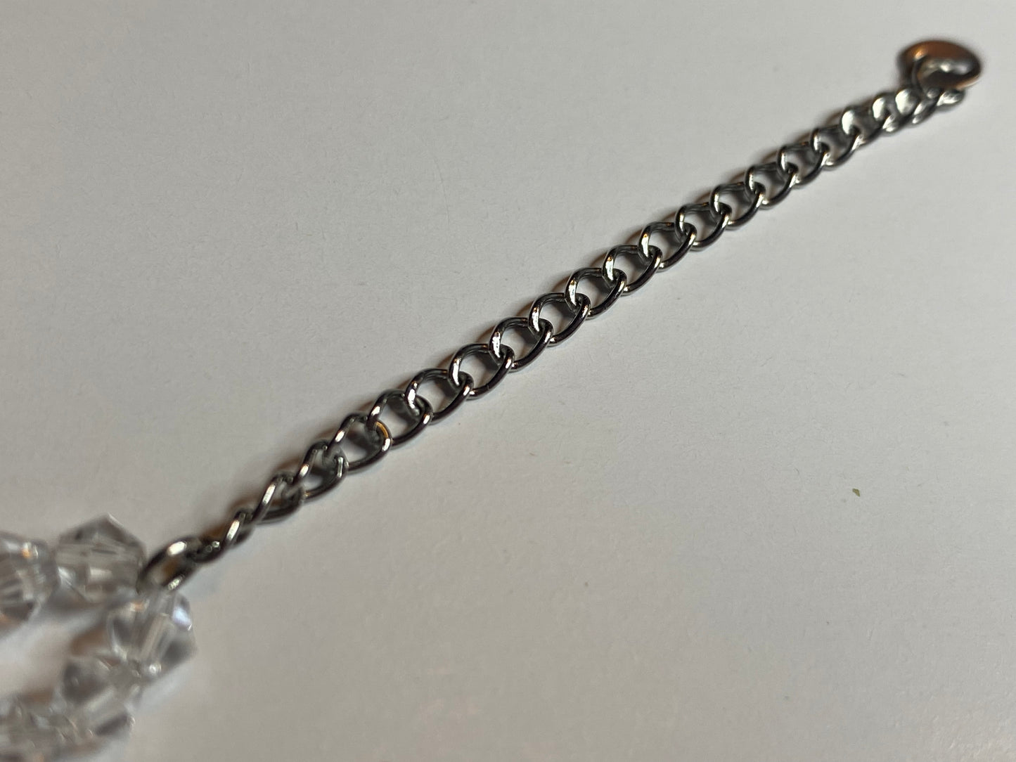 Sparkling Clear Crystal and Black Crystal Bracelet