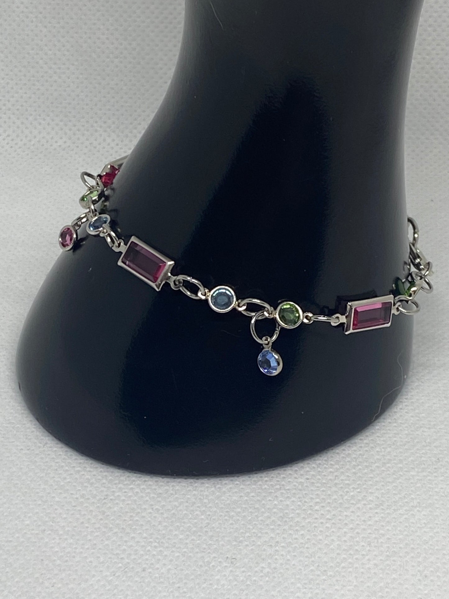 Dainty Vintage Swarovski Crystal handmade bracelet