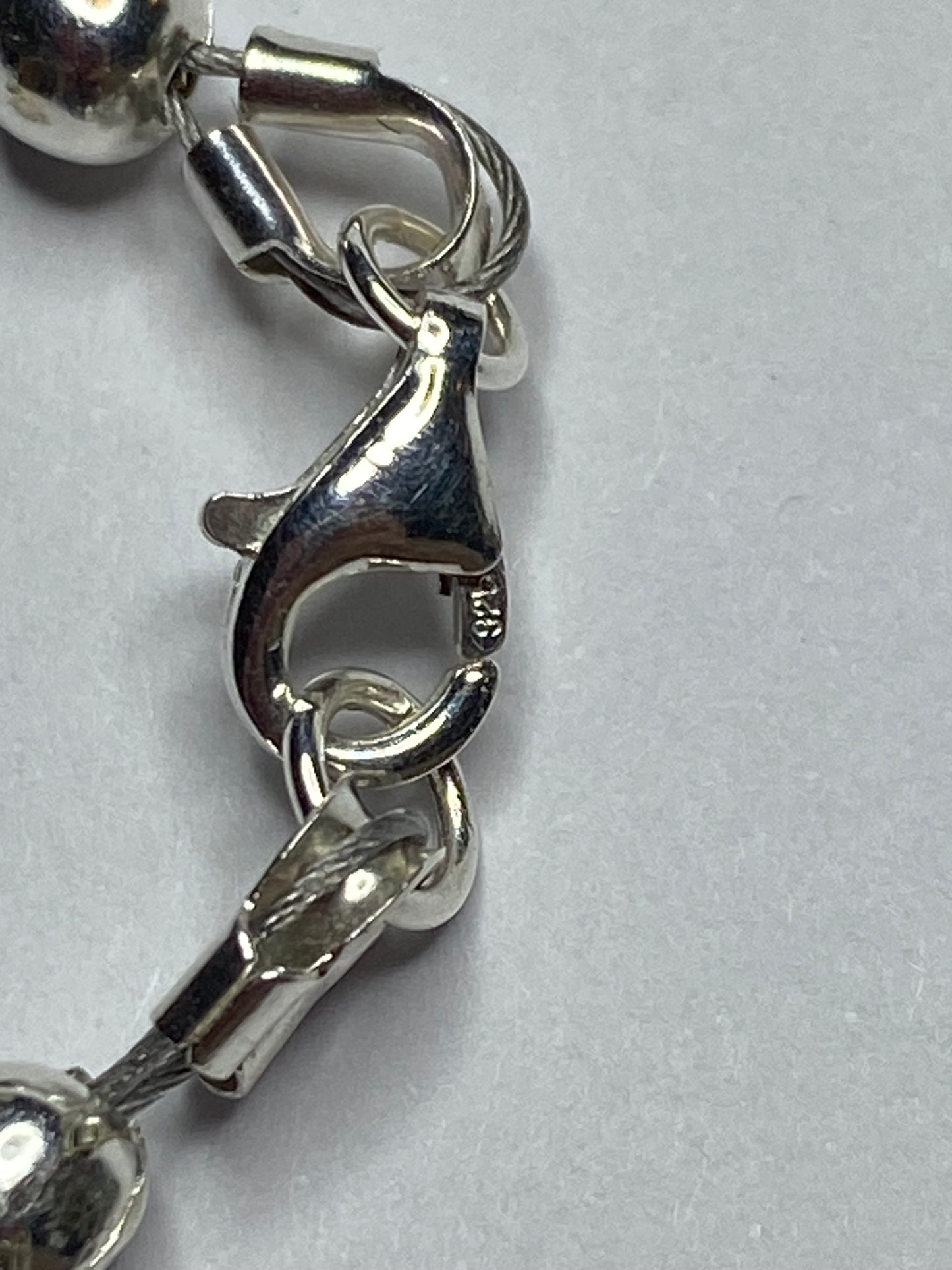 Amethyst, Lapis Lazuli, and Black Onyx beaded Necklace and Bracelet set, with Sterling Silver Clasps