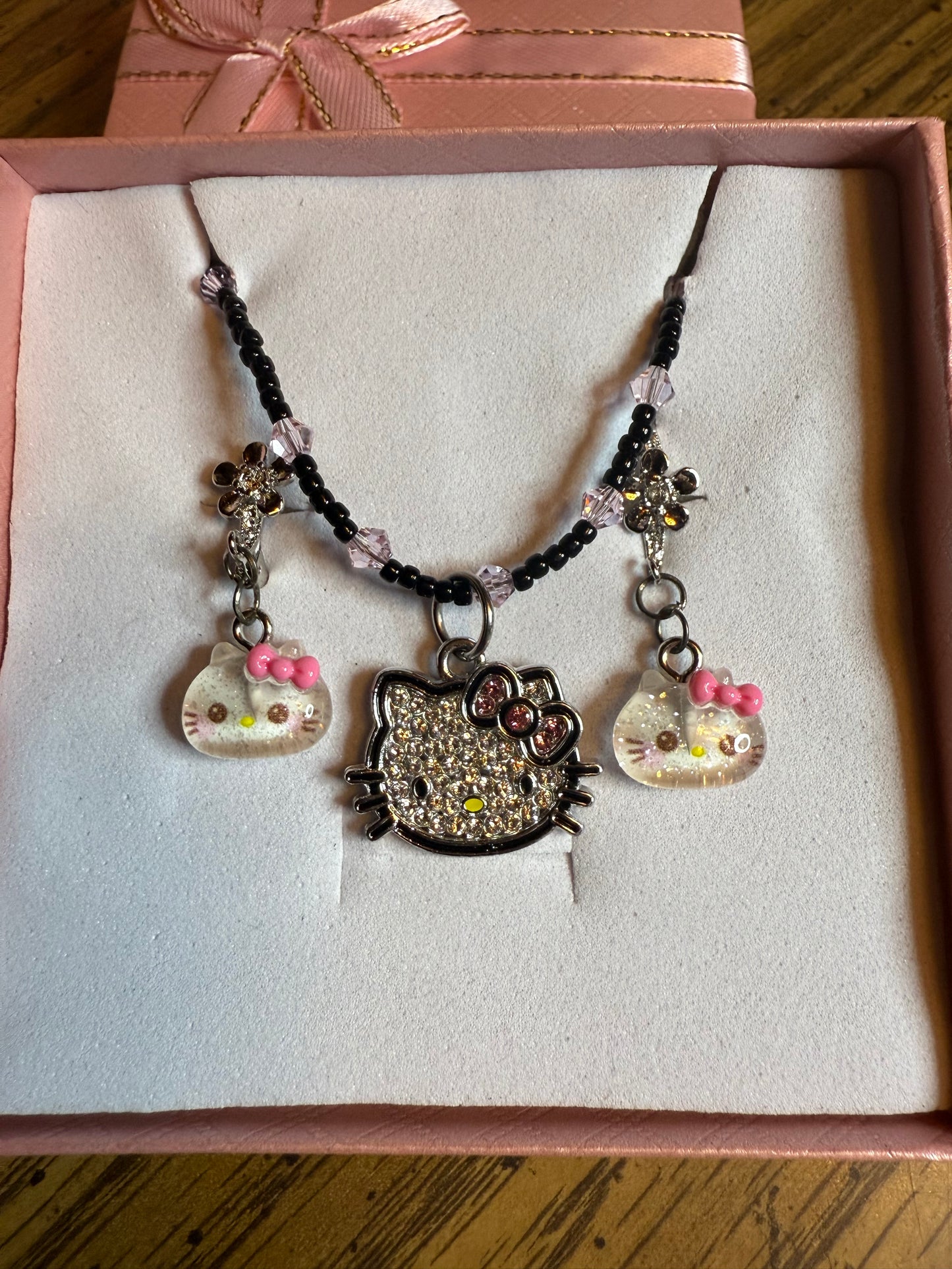 Kitty Necklace and bracelet set