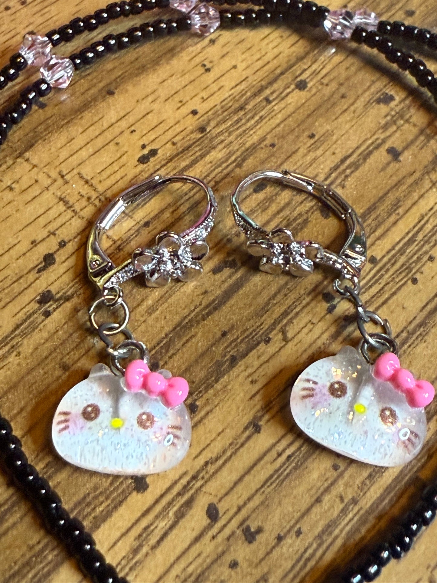 Kitty Necklace and bracelet set