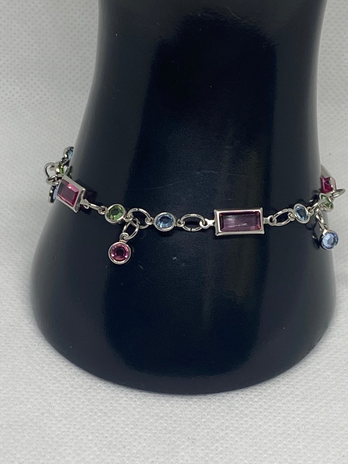 Dainty Vintage Swarovski Crystal handmade bracelet