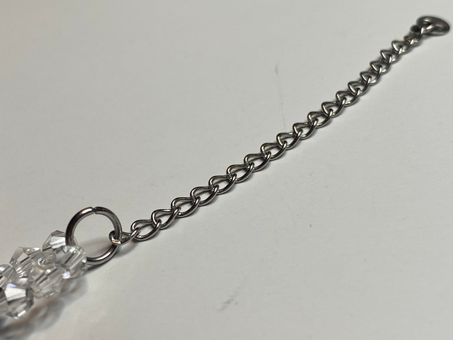 Sparkling Clear Crystal and Black Crystal Bracelet