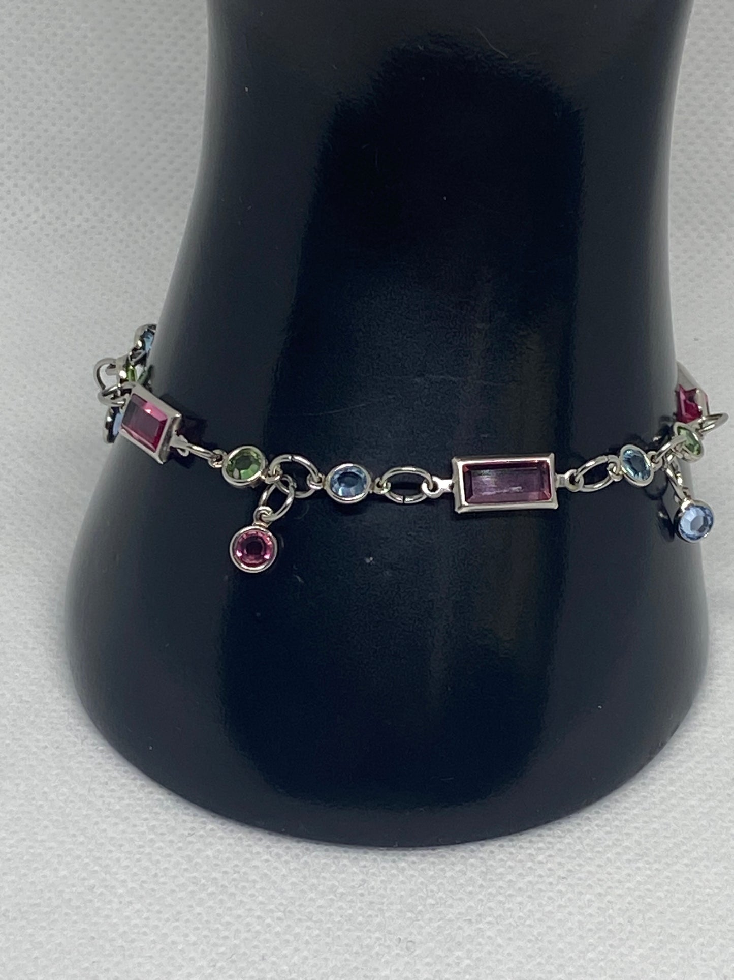 Dainty Vintage Swarovski Crystal handmade bracelet