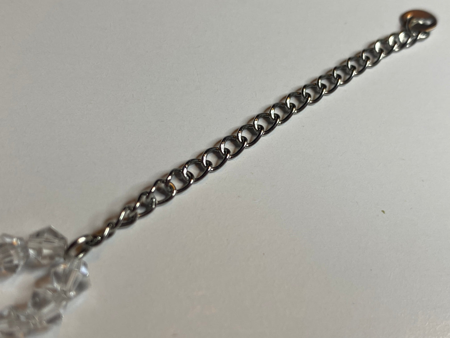 Sparkling Clear Crystal and Black Crystal Bracelet