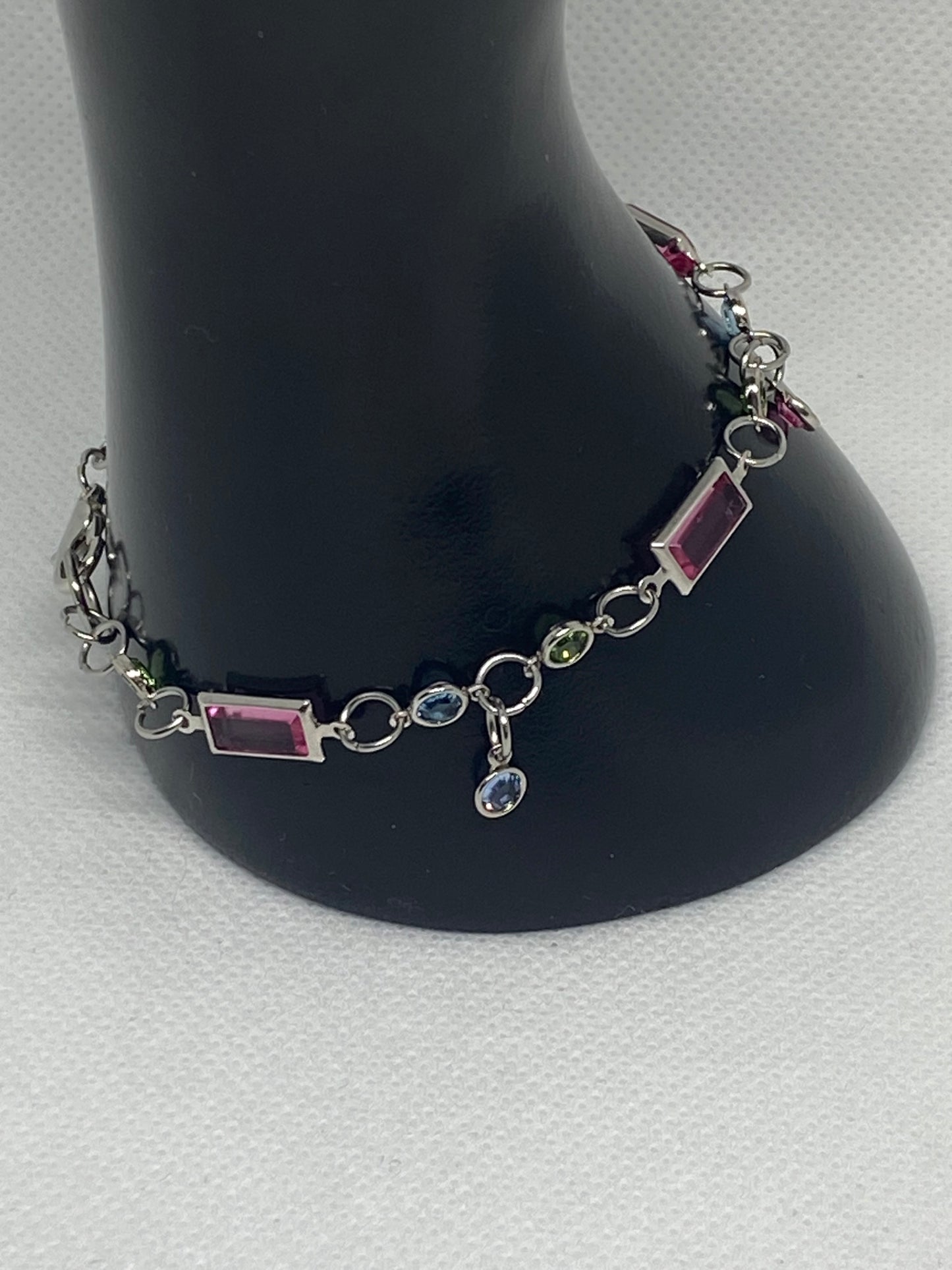 Dainty Vintage Swarovski Crystal handmade bracelet