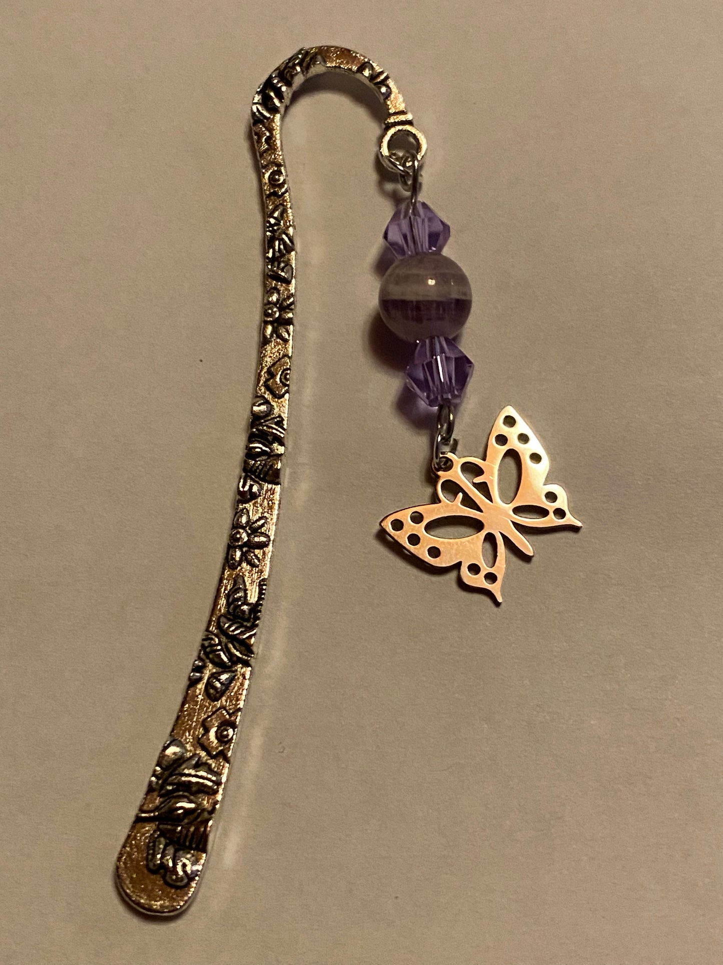 Amethyst Butterfly Bookmark