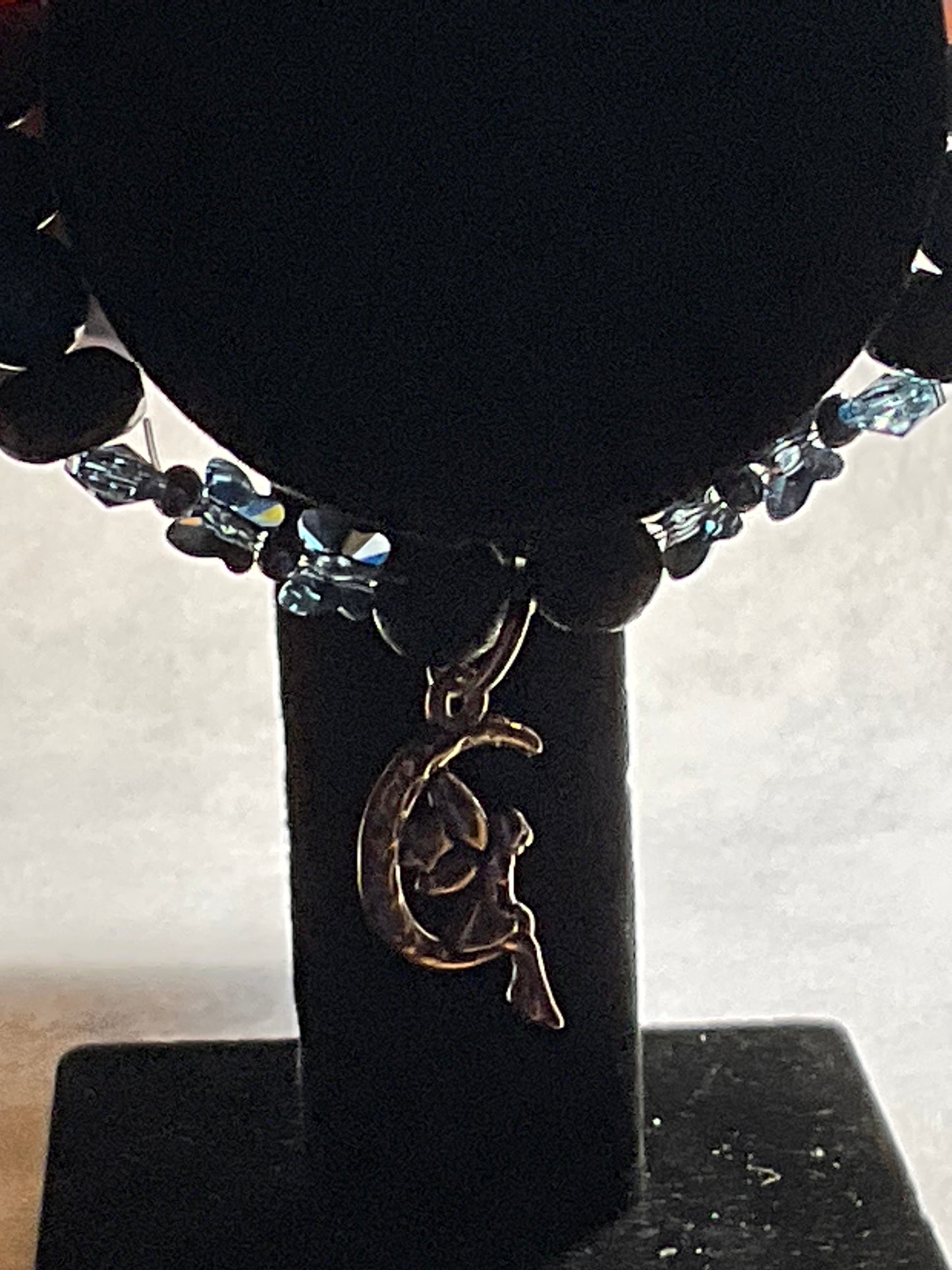 Fairy & Lt Blue Sapphire chakra bracelet