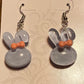 Lavander Bunny Earrings