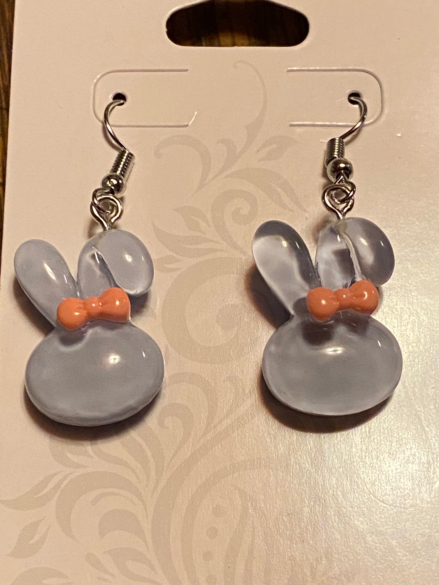 Lavander Bunny Earrings