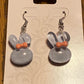 Lavander Bunny Earrings