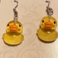 Yellow Duck Earrings