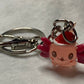 Axolotl with Santa hat Key Chain