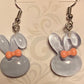 Lavander Bunny Earrings