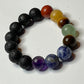 Healing Crystal Chakra Bracelet with 10mm Semiprecious Stones!