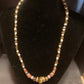 Tigers eye, Goldstone, & Topaz crystal Necklace