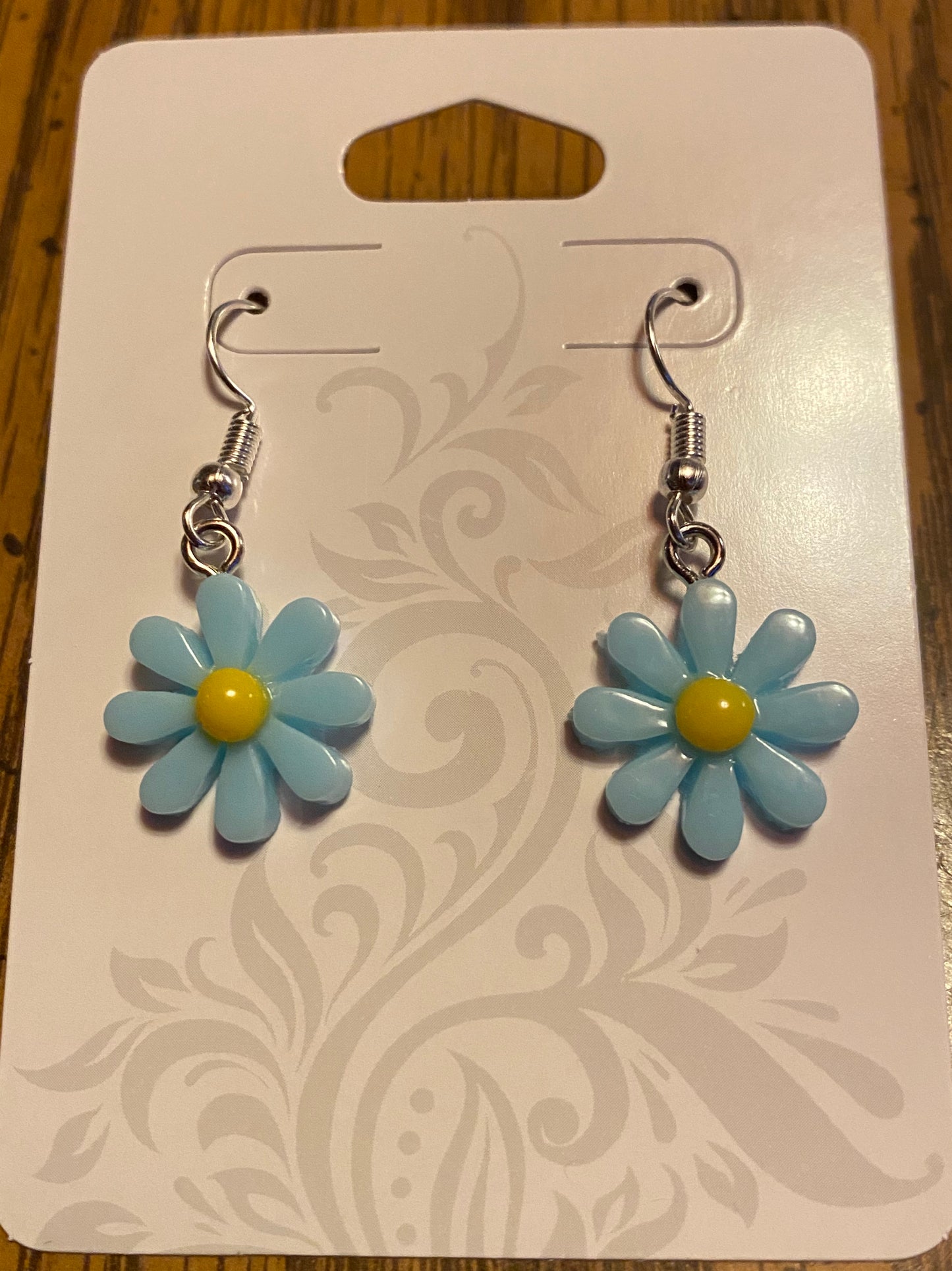 Yellow Daisy Dangle Earrings