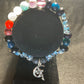 Fairy & Lt Blue Sapphire chakra bracelet