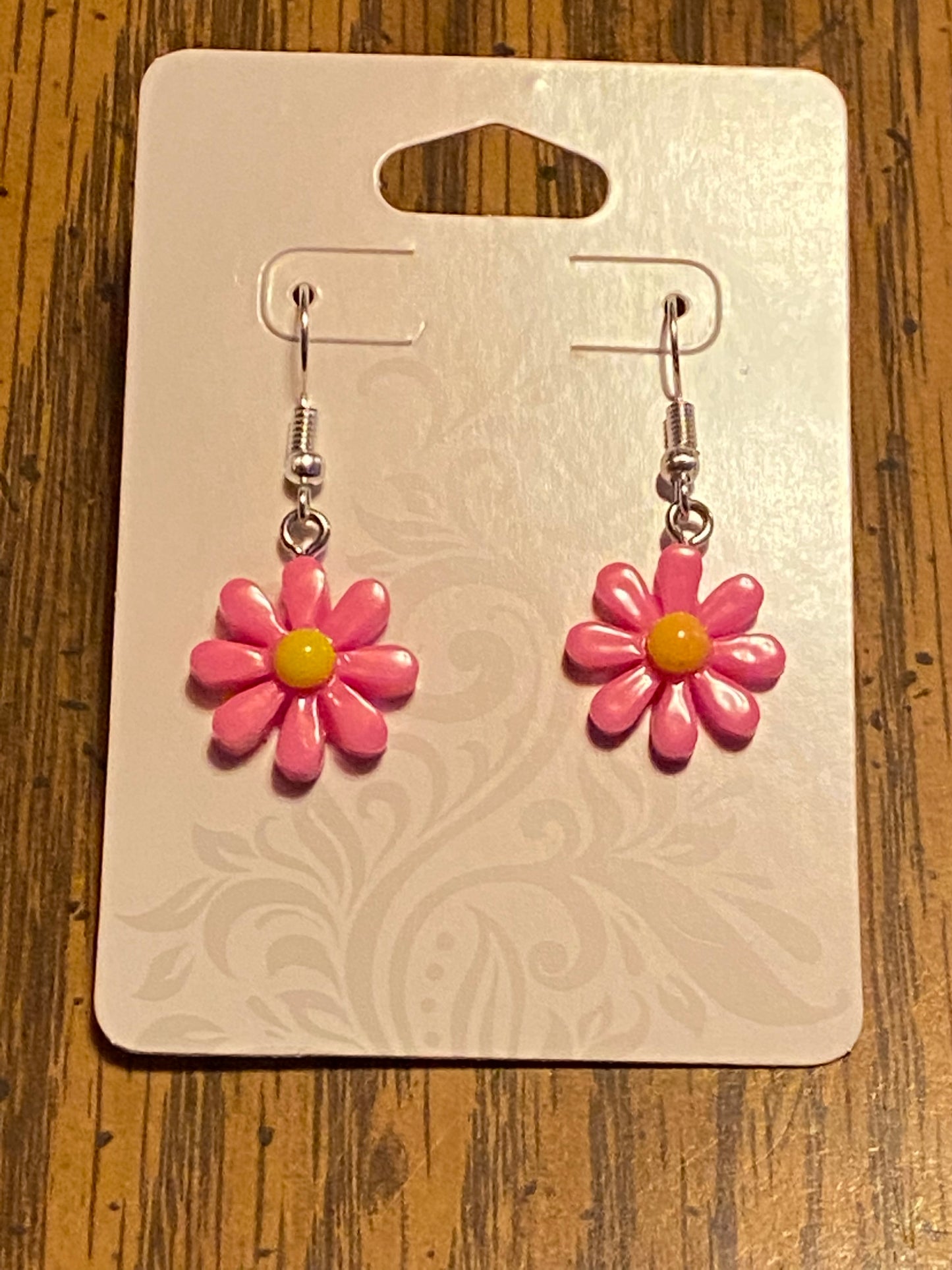 Yellow Daisy Dangle Earrings