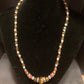 Tigers eye, Goldstone, & Topaz crystal Necklace