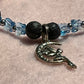 Fairy & Lt Blue Sapphire chakra bracelet