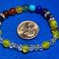 Yellow Crystal butterflies & Chakra stones