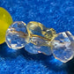 Yellow Crystal butterflies & Chakra stones