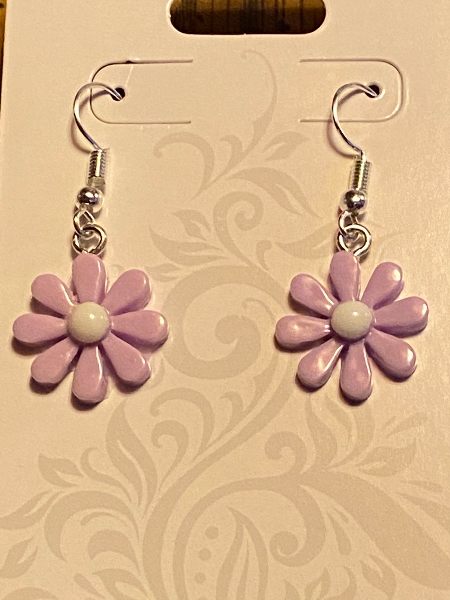 Yellow Daisy Dangle Earrings