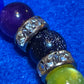 Yellow Crystal butterflies & Chakra stones