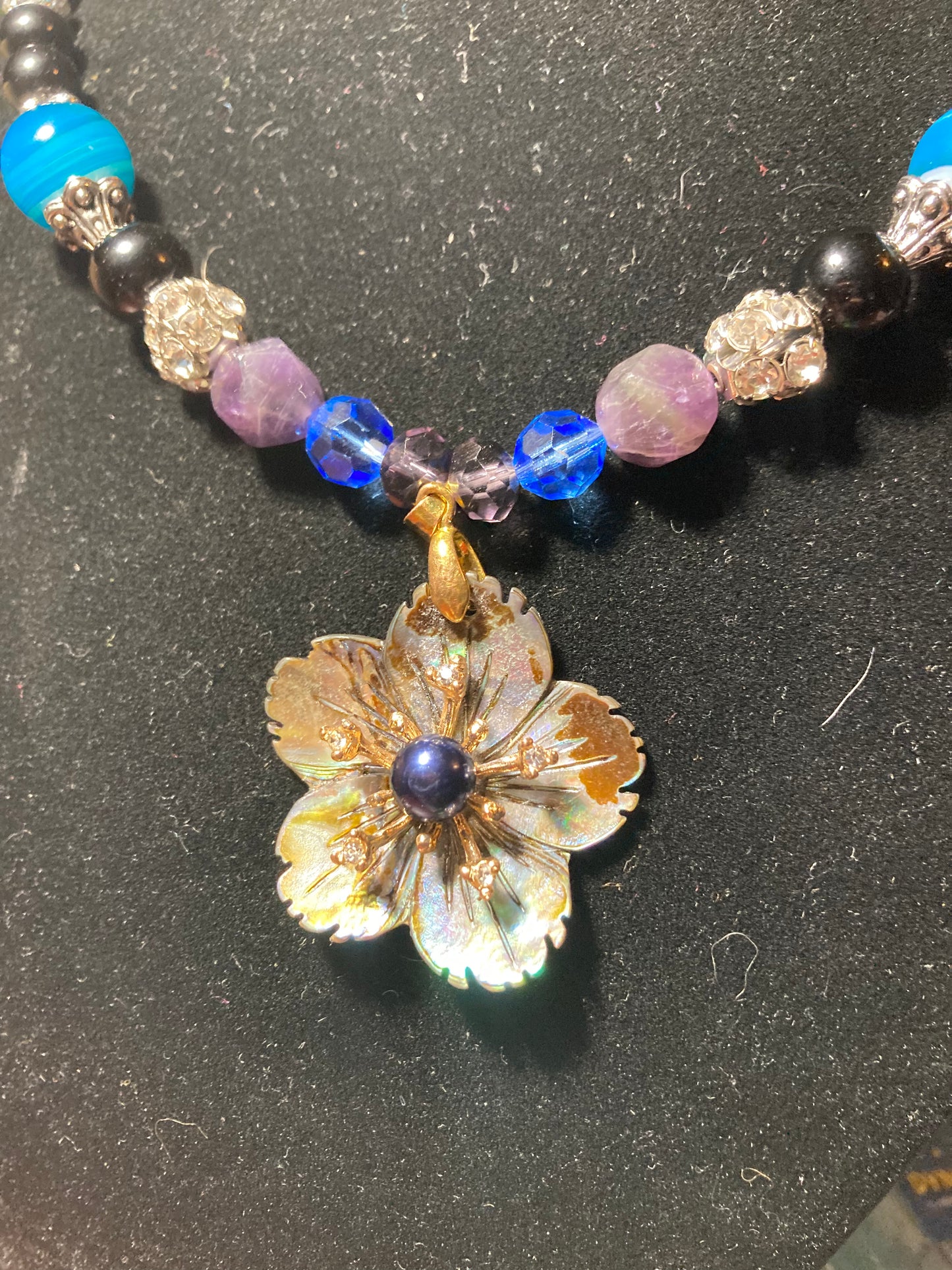 Abalone Flower Necklace