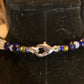 Tigers eye, Goldstone, & Topaz crystal Necklace