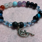 Fairy & Lt Blue Sapphire chakra bracelet