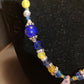 Tigers eye, Goldstone, & Topaz crystal Necklace