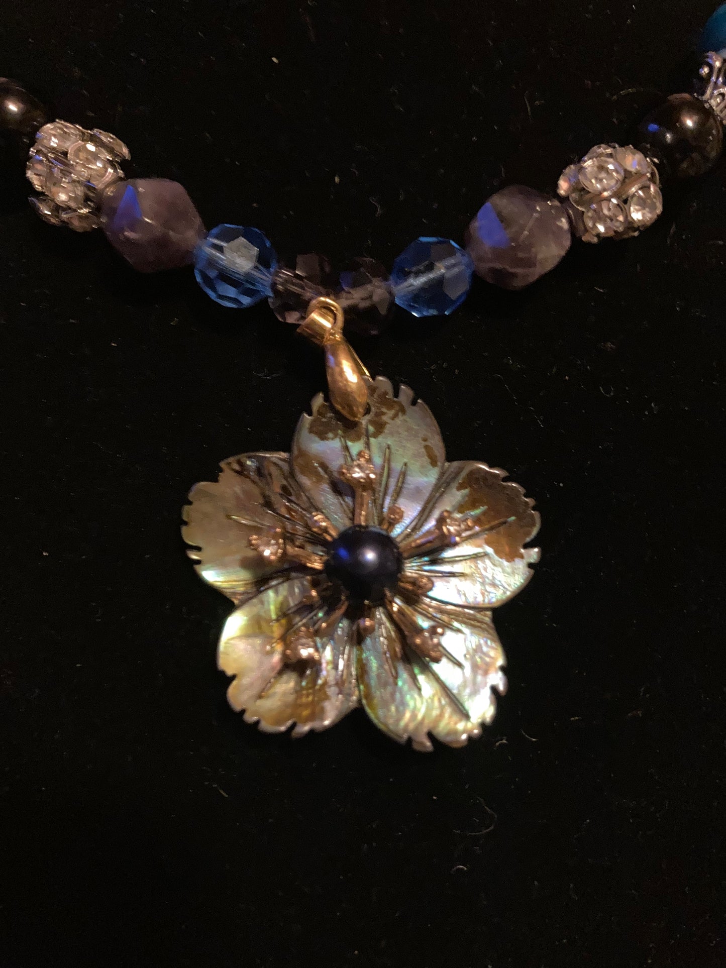 Abalone Flower Necklace