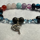 Fairy & Lt Blue Sapphire chakra bracelet
