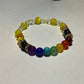 Yellow Crystal butterflies & Chakra stones