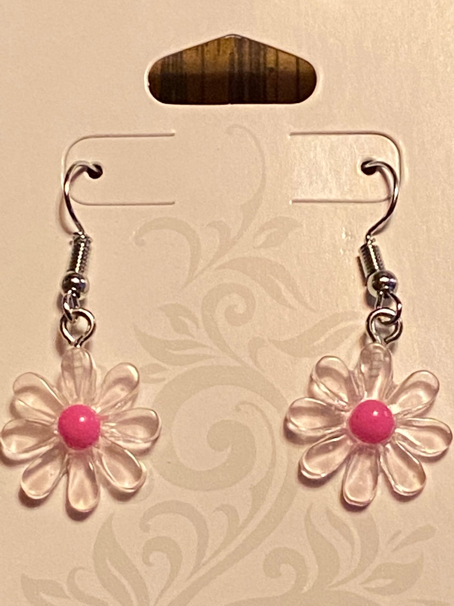 Yellow Daisy Dangle Earrings