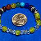 Yellow Crystal butterflies & Chakra stones