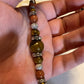Tigers eye, Goldstone, & Topaz crystal Necklace