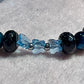 Fairy & Lt Blue Sapphire chakra bracelet