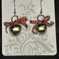Gold Jingle Bell Christmas Earrings