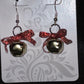 Gold Jingle Bell Christmas Earrings