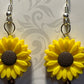 Sunflower Earrings Hypoallergenic